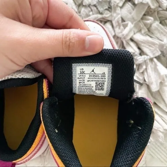 Nike Air Jordan 1 Mid TD ‘Dia De Muertos’ Day of the Dead Sneakers