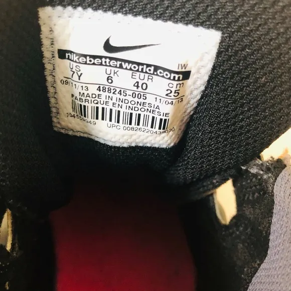 Nike Air Max 2 Youth Boys Grey/Black Sneakers