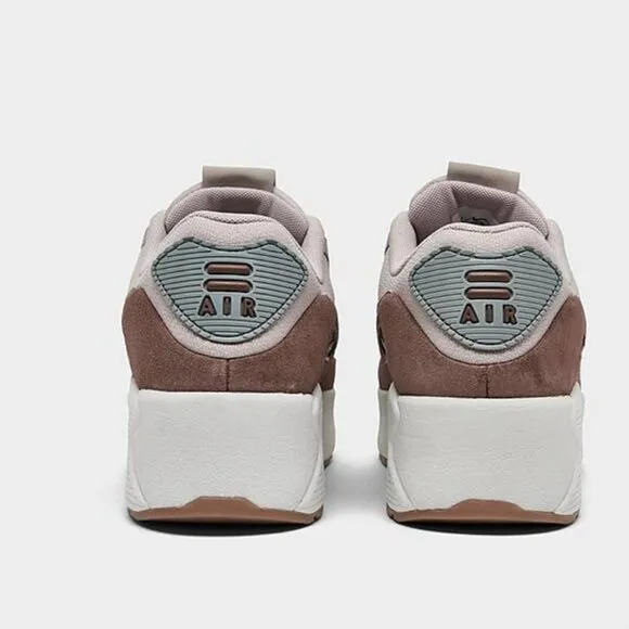 NIKE AIR MAX 90 LV8 Platform Women Sneakers Shoes Iron Mauve size 8.5 NEW  $160
