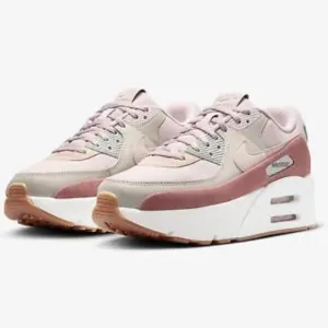 NIKE AIR MAX 90 LV8 Platform Women Sneakers Shoes Iron Mauve size 8.5 NEW  $160