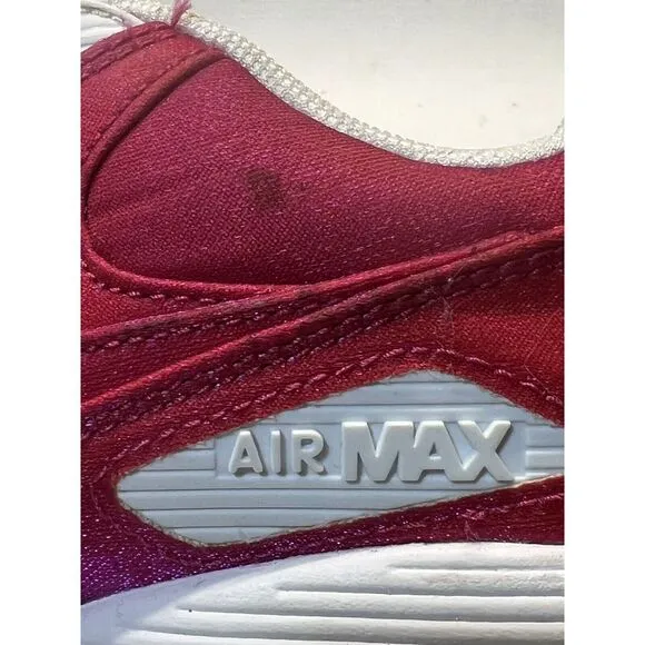 Nike Air Max 90 SE‎ Hyper Crimson Sneakers 881105-800 Sz. 8.5