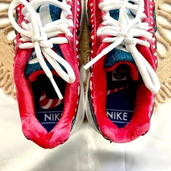 Nike Air Max 95 PS Sneakers Ugly Christmas Sweater Size 3Y CT1594-1000