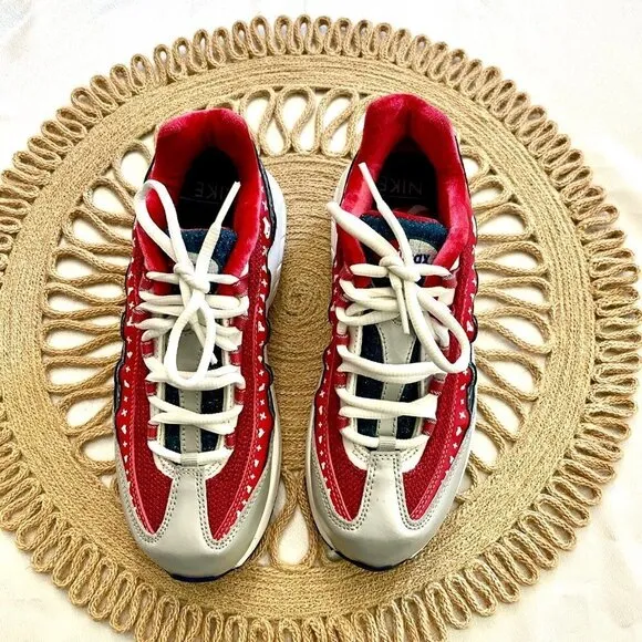 Nike Air Max 95 PS Sneakers Ugly Christmas Sweater Size 3Y CT1594-1000