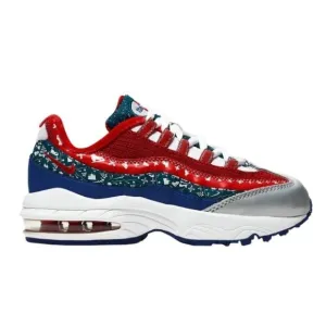 Nike Air Max 95 PS Sneakers Ugly Christmas Sweater Size 3Y CT1594-1000
