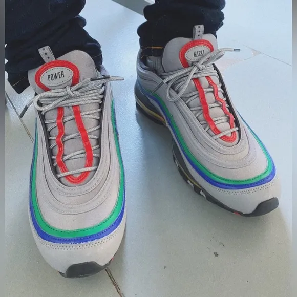 Nike Air Max 97 Nintendo 64 C15012-001 Mens Fashion Sneakers Gray EP3 Size 9