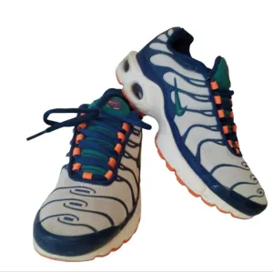 Nike Air Max Plus Youth 5Y Blue Run Athletic Streetwear Fashion Sneakers