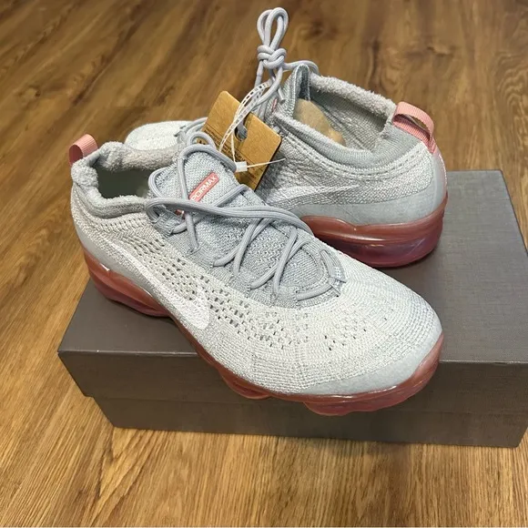 NIKE Air VaporMax Photon Dust Red Stardust lace up shoes sneakers women's 8 new