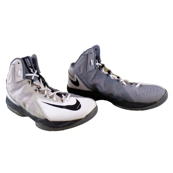 Nike Airmax Stutter Step 2 Sneakers Gray White Black Swoosh US 10.5 EU 44.5 #566