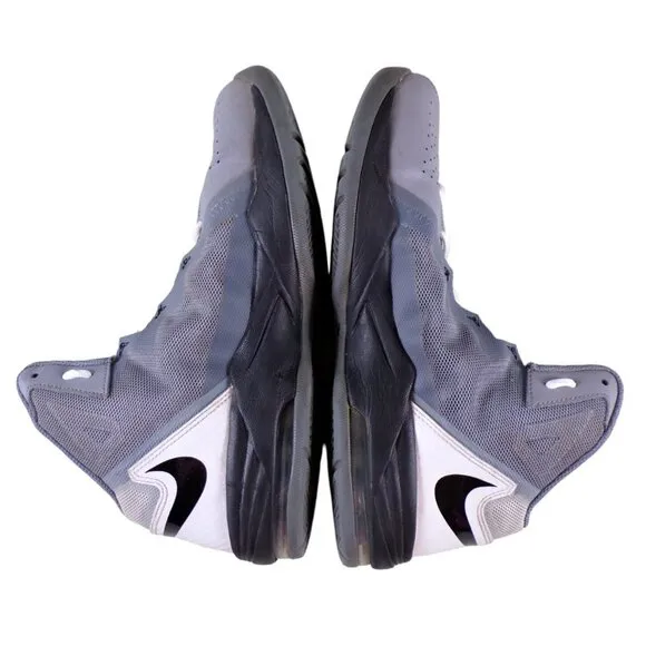 Nike Airmax Stutter Step 2 Sneakers Gray White Black Swoosh US 10.5 EU 44.5 #566