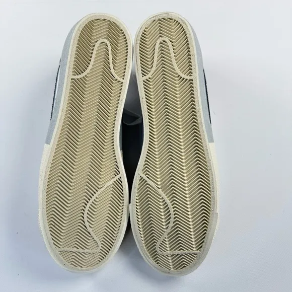 Nike Blazer Low '77 Split White Black Leather‎ Sneakers Men's Size 10