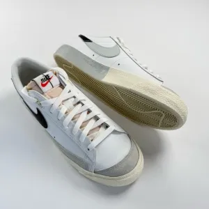 Nike Blazer Low '77 Split White Black Leather‎ Sneakers Men's Size 10
