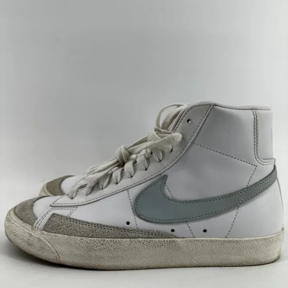 Nike Blazer Mid '77 Vintage Sneakers High Top Leather Celestine Blue White 7.5