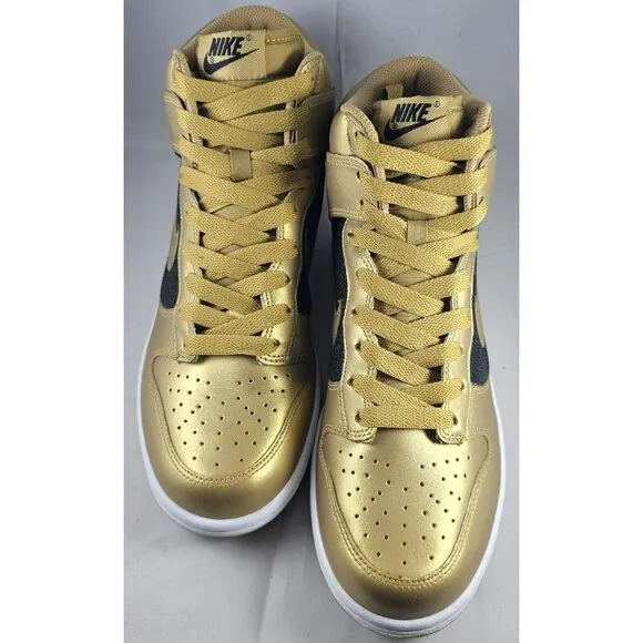 Nike Dunk High Gold / Black/White  Sneakers Size 10