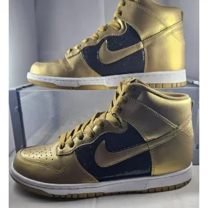 Nike Dunk High Gold / Black/White  Sneakers Size 10
