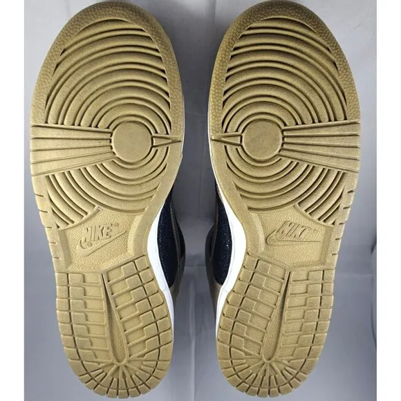 Nike Dunk High Gold / Black/White  Sneakers Size 10
