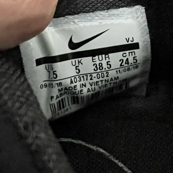 Nike huarache city move sneakers black 7.5 women