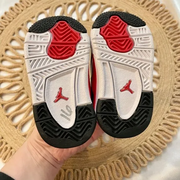 Nike Jordan Dub Zero Sneakers Red/Black/White Size 3C DV1358-162