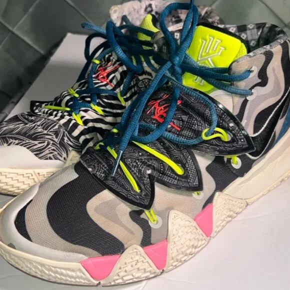 Nike Kybrid Men's &quot;What the Neon&quot; CQ9323 002 Kyrie Irving size 9.5‎ *GS8