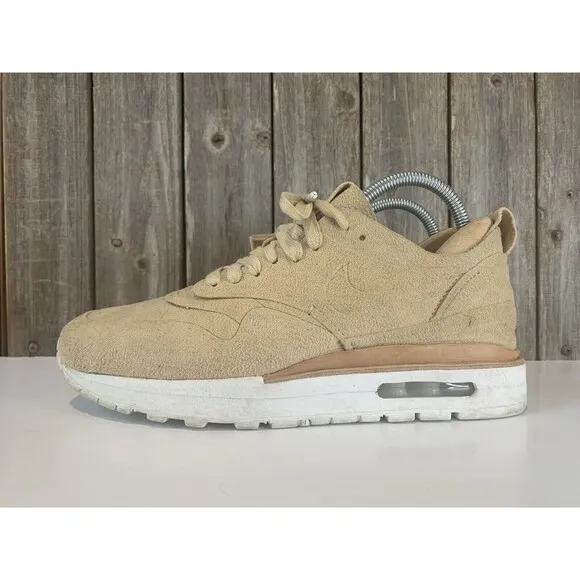 Nike Lab Air Max 1 Royal Linen Sneakers Brown Suede Nike 847671-221 Mens Sz 7