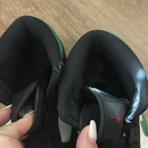 Nike Men's Green and Black Sneakers