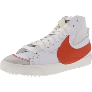 Nike Mens White Lace-Up Casual And Fashion Sneakers New