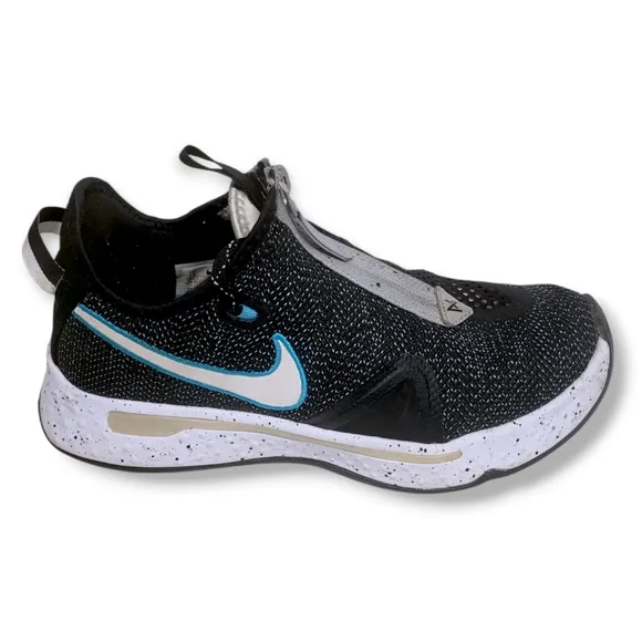 Nike PG4 Heather Black Blue Paul George CD5079-004 Size: 7.5 Men Basketball Air