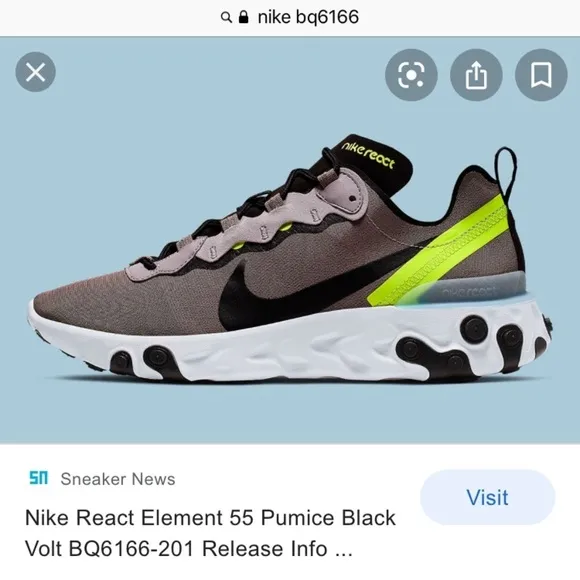 NIKE React Element 55 Sneakers