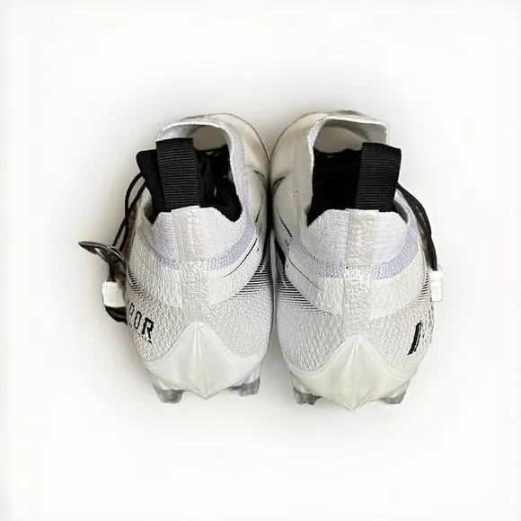 Nike Vapor Edge Elite 360 Flyknit Football White CV6317-100 Men's Size 12.5 Wide