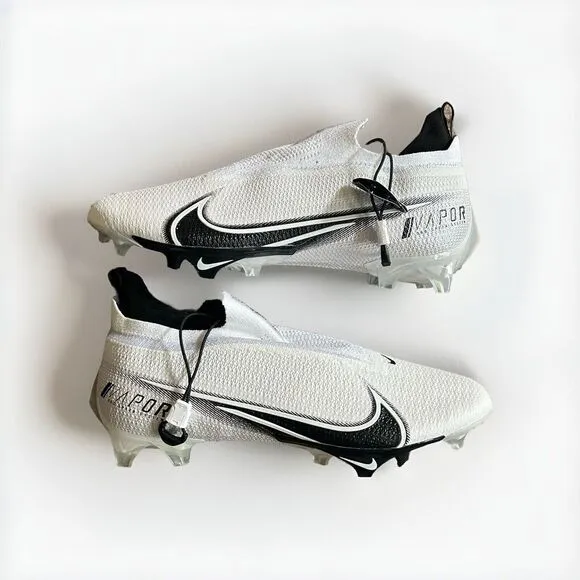 Nike Vapor Edge Elite 360 Flyknit Football White CV6317-100 Men's Size 12.5 Wide