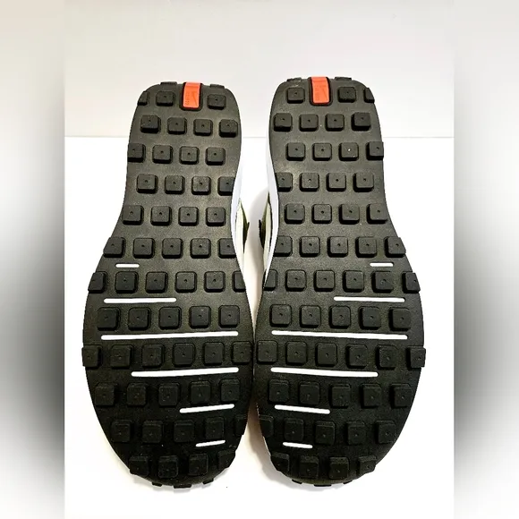Nike Waffle One Leather Shoes Black/White Men's Size 11 Sneaker DX9428-201