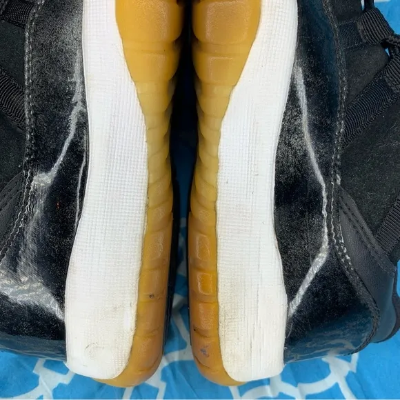 Nike Youth size 6.5y Air Jordan 11 low Barons Retro OG gum GS kids sneakers rare