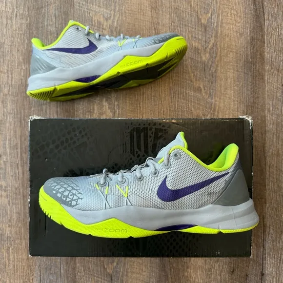 Nike Zoom Kobe Venomenon 4 Wolf Grey Purple Volt