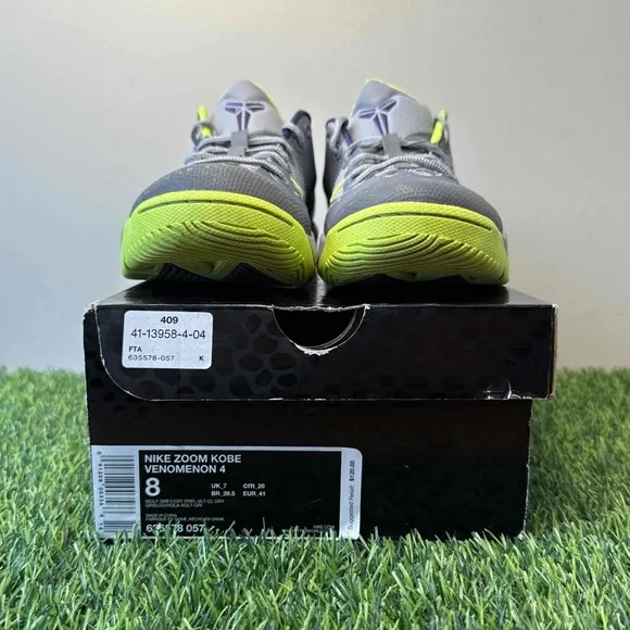 Nike Zoom Kobe Venomenon 4 Wolf Grey Purple Volt