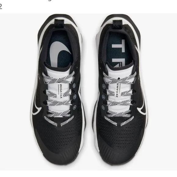 Nike Zoomx Zegama White Black Training Trail Running Sneakers Shoes