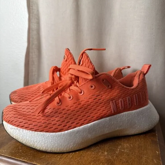 No Bull Journey Shoes Mens 9.5 Running Crossfit Sneakers Womens 11 Coral Jogging