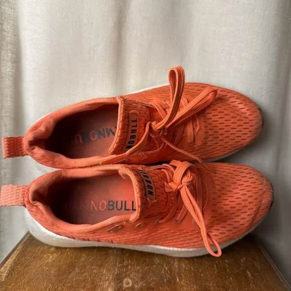 No Bull Journey Shoes Mens 9.5 Running Crossfit Sneakers Womens 11 Coral Jogging