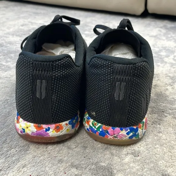 Nobull Outwork Black Daisy Sneakers Gym Training Womens 13 Mens 11.5