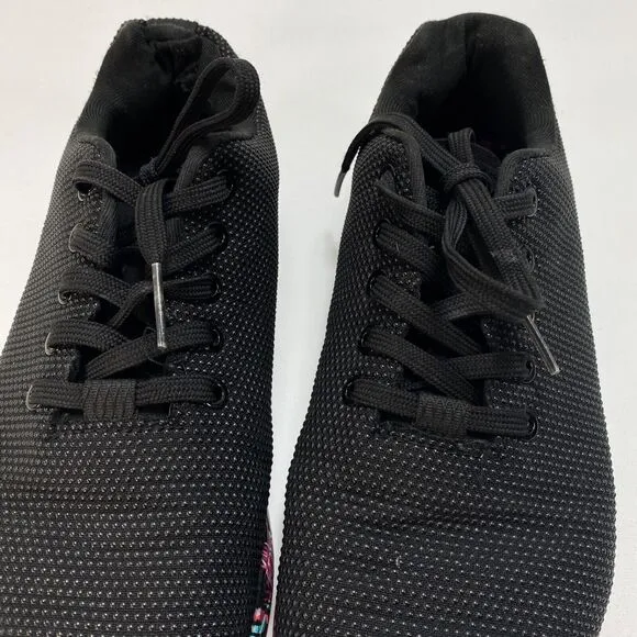 NOBULL Womens10 Black Sneakers Outwork Trainer Workout Shoes Midnight Palms