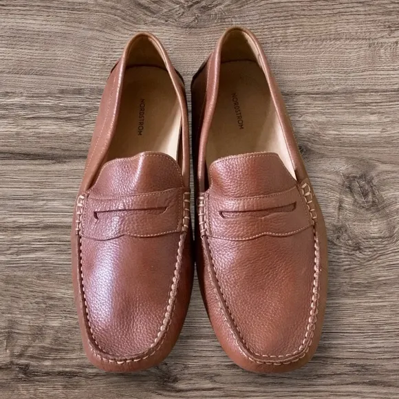 Nordstrom Leather Brown Loafers