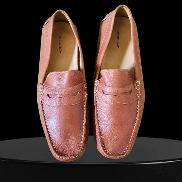 Nordstrom Leather Brown Loafers