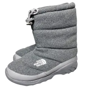 North Face Womens Heat Seeker 200 Fleece Low Rise Winter Weatherproof Gray Boots