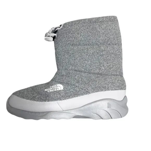 North Face Womens Heat Seeker 200 Fleece Low Rise Winter Weatherproof Gray Boots