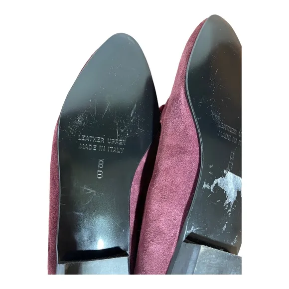 Nuovo Nicar Creazioni Suede Shoes NEW Size 8B flats loafers