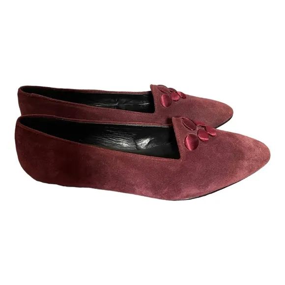 Nuovo Nicar Creazioni Suede Shoes NEW Size 8B flats loafers