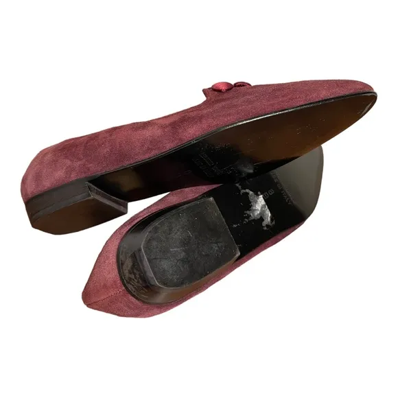 Nuovo Nicar Creazioni Suede Shoes NEW Size 8B flats loafers