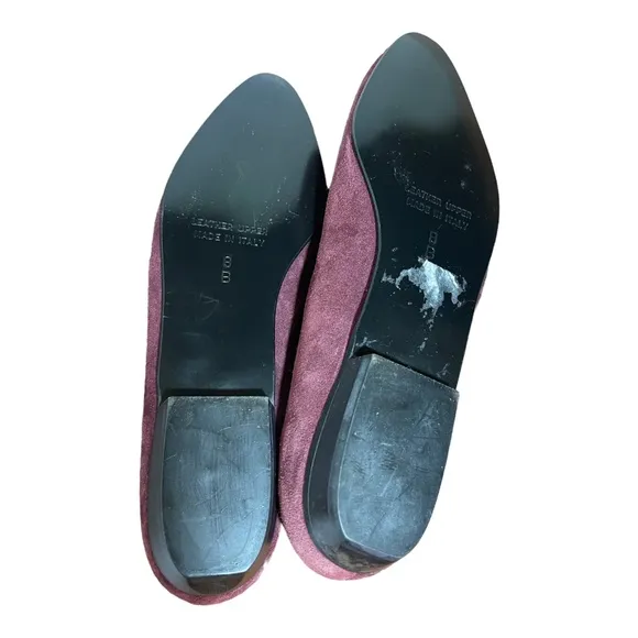 Nuovo Nicar Creazioni Suede Shoes NEW Size 8B flats loafers