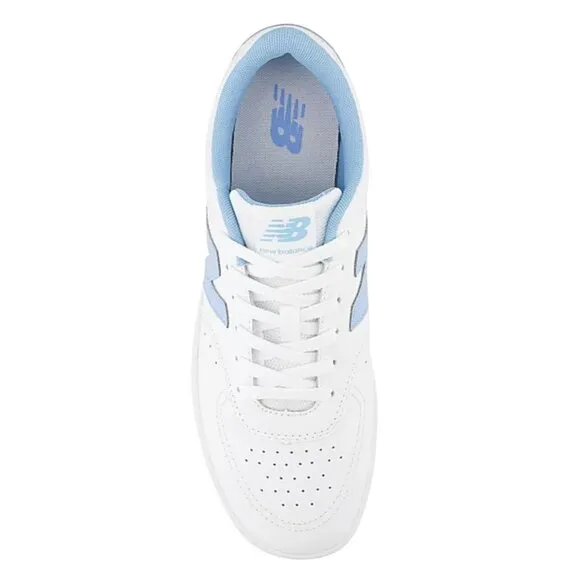 NWOB NEW BALANCE BB80 Court Legacy Sneakers 10 White Light Blue Fashion Casual