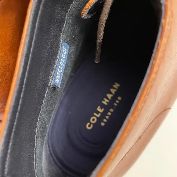 NWOT Cole Haan Men's Wagner Grand Apron Chukka Boot Waterproof Size 10.5