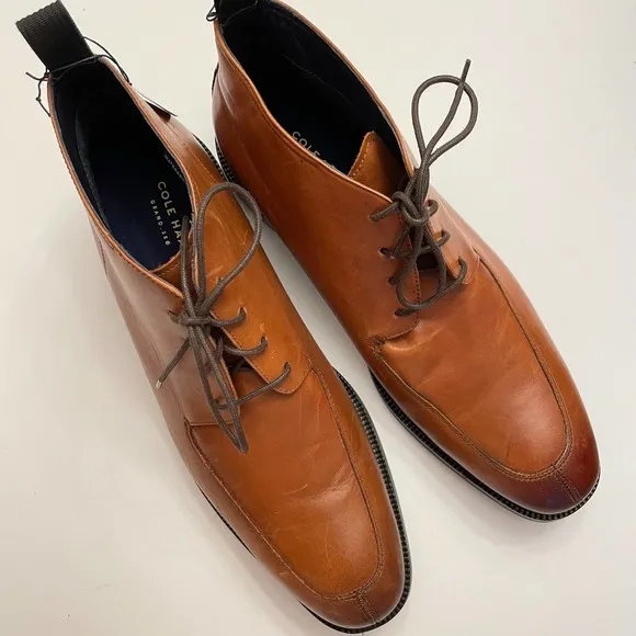 NWOT Cole Haan Men's Wagner Grand Apron Chukka Boot Waterproof Size 10.5