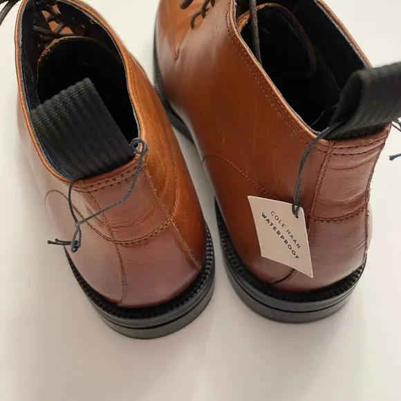 NWOT Cole Haan Men's Wagner Grand Apron Chukka Boot Waterproof Size 10.5